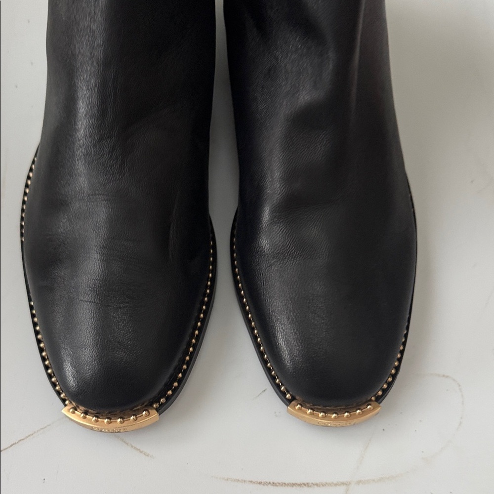 Coach black Leather Women's ankle boots